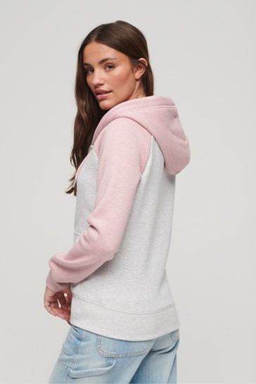 Buy Superdry Grey Essential Baseball Zip Hoodie from Next USA