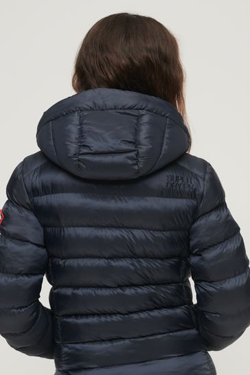 Buy Superdry Blue Hooded Fuji Padded Jacket from Next Hungary