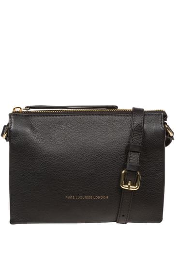 Pure Luxuries London Niki Nappa Leather Cross-Body Bag
