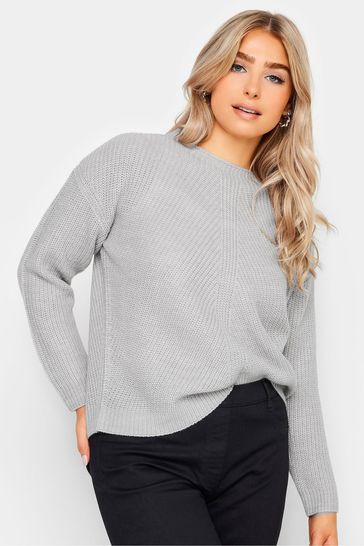 Buy M Co Grey Petite Stitch Detail Jumper from Next Ireland