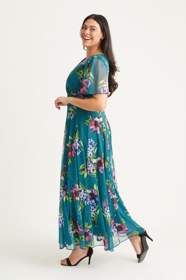 Scarlett and jo green dress outlet
