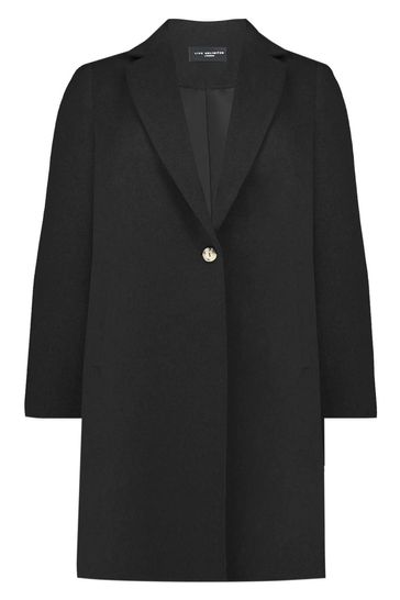 Short tailored coat on sale