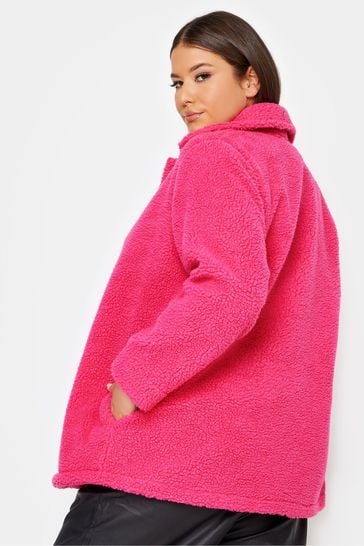 Pink teddy coat next 2025
