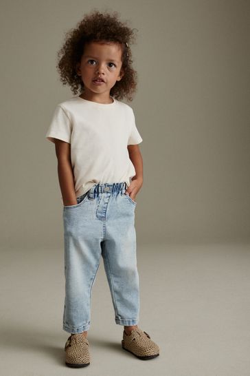 Buy Denim Lightwash Mom Jeans 3mths 7yrs from Next Netherlands