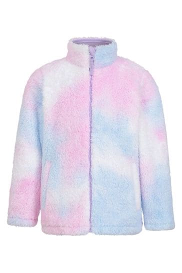 Mountain Warehouse Pink Rainbow Cosy Kids Fleece