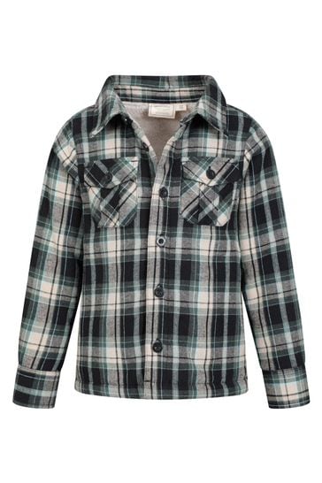 Buy Mountain Warehouse Kids Jackson Faux Fur Lined Shacket from