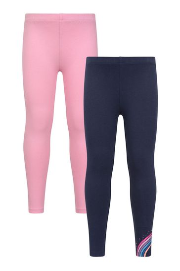 Buy Mountain Warehouse Blue Kids Patterned Casual Breathable Cotton Leggings  from Next New Zealand