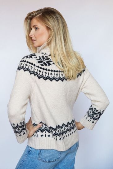 Christmas jumper roll neck sales