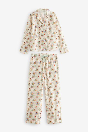 Buy Cath Kidston Paddington 100 Cotton Poplin Button Through Pyjamas from the Laura Ashley online shop