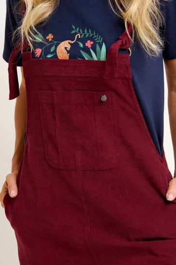 Buy Brakeburn Red Niko Cord Dungarees from Next Singapore