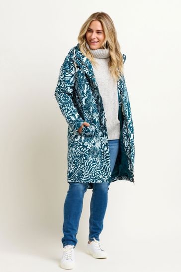 Brakeburn Blue Bloom Two Waterproof Jacket