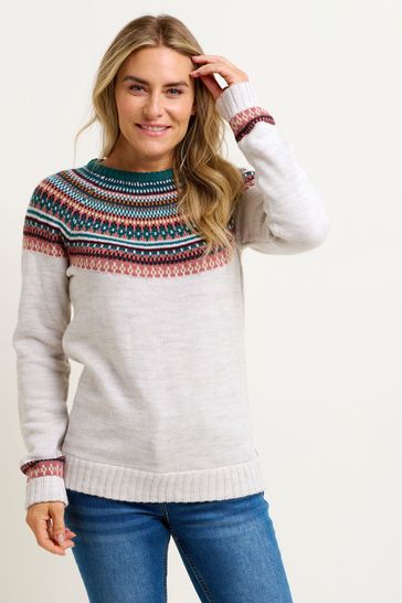 Cream fairisle jumper online