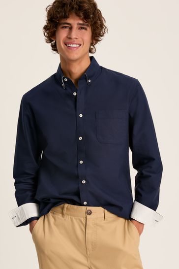 Joules Oxford Navy Blue Classic Fit Shirt