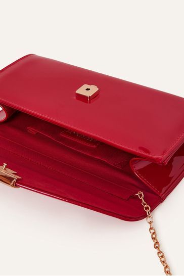 Red clutch bag hot sale accessorize