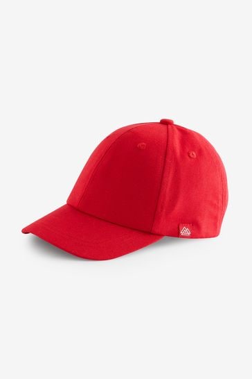 Red Canvas Cap (1-16yrs)
