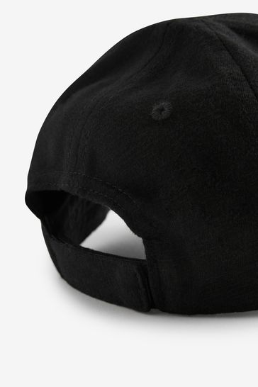 Black Jersey Baseball Cap 3mths 10yrs