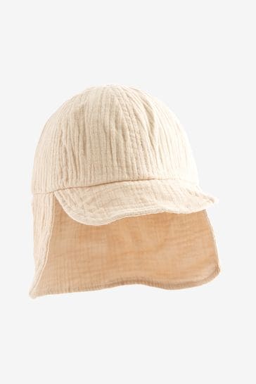Cream Legionnaire Hat (3mths-10yrs)
