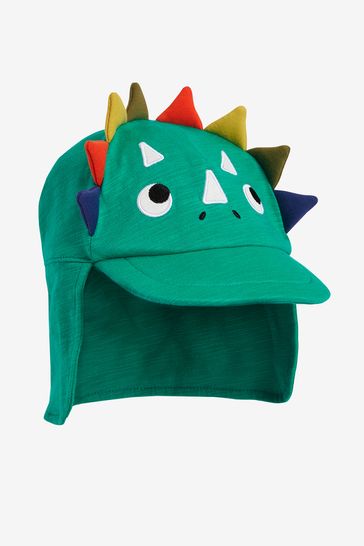 Gorra de legionario verde con dinosaurio (3meses-10años)