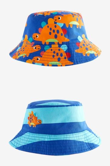 Dinosaur Reversible Bucket Hat (3mths-16yrs)