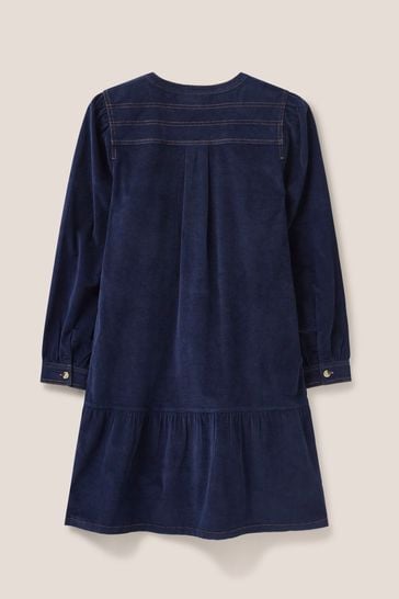 Buy White Stuff Blue Norma Cord Dress from Next Turkey
