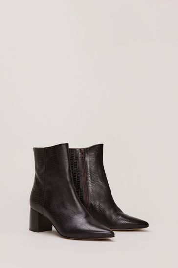 Croc print chelsea sale boots