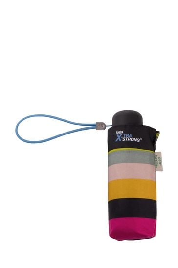 Buy Totes Eco Xtra Strong Mini Magenta Block Stripe Print Umbrella