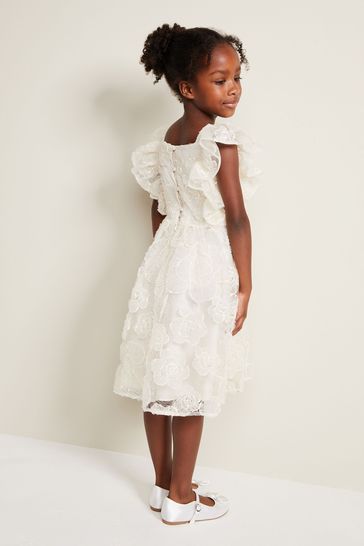 Lace smock hot sale dress