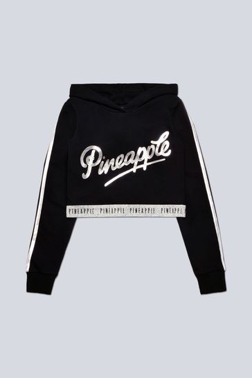 Pineapple cropped hoodie hot sale