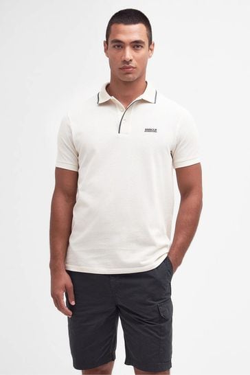 Barbour® International White Moor Polo Shirt