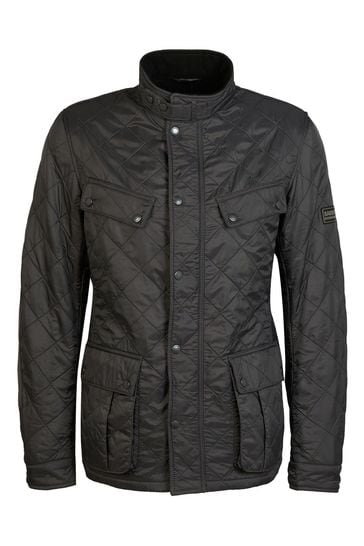 Barbour international ariel discount polarquilt quilted jacket grey
