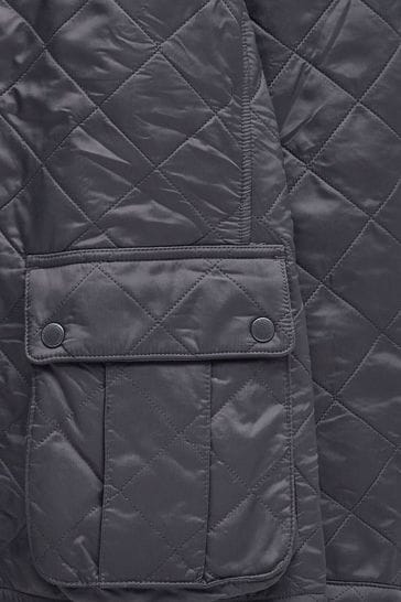 Barbour ariel quilted hot sale jacket grey