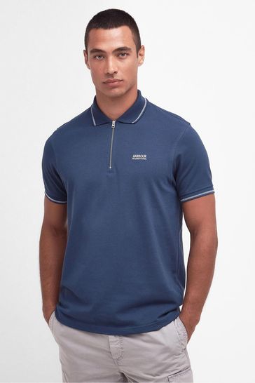 Barbour® International Blue Dean Polo Shirt