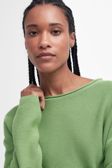 Barbour sweater womens Green sales