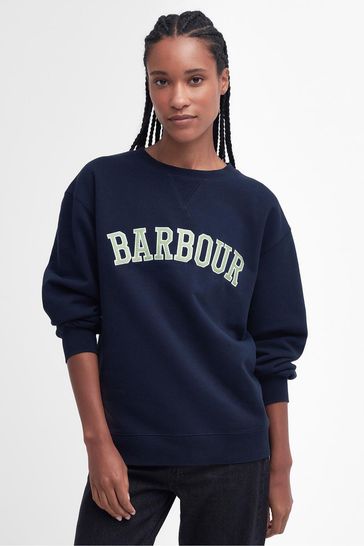 Barbour Blue Northumberland Sweatshirt