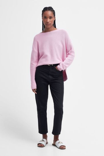 Buy Barbour Pink Marine Knitted Jumper from Next United Arab Emirates