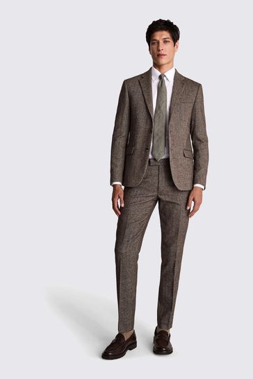 Slim fit best sale tweed jacket