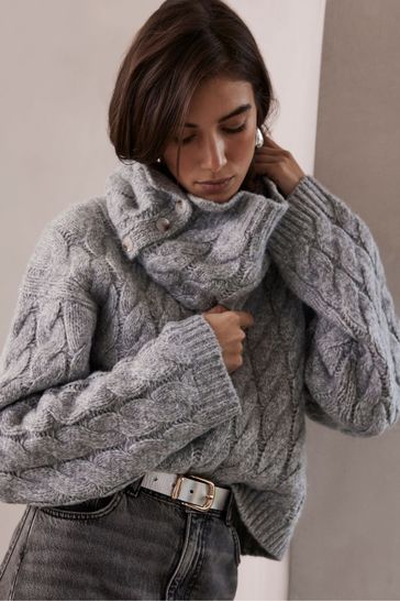 Velvet knit jumper clearance