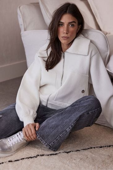 Bomber white best sale