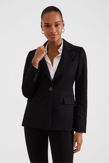 Buy Hobbs Kiera Black Blazer from the Laura Ashley online shop