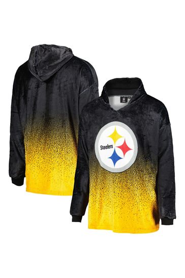 adidas Black NFL Pittsburgh Steelers Gradient Fleece Hoodie