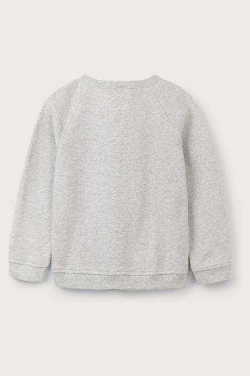 White company sweatshirt top