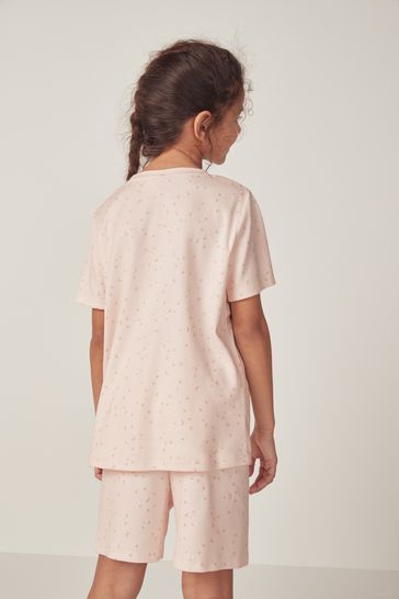 The White Company Cotton Star And Moon 100 Cotton White Pyjamas