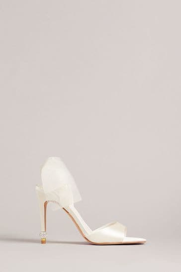 Ted Baker Natural Harinas Oversized Bow Back Sandals