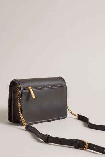 Buy Ted Baker Kahnisa Studded Edge Leather Black Purse from Next