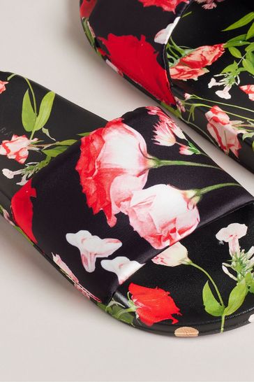 Buy Ted Baker Asela Floral Multi Printed Pool Sliders from Next
