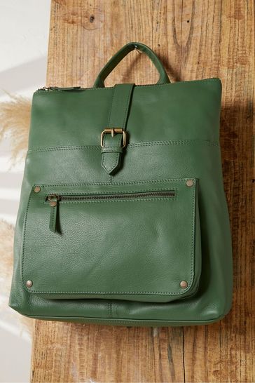 Fat face leather rucksack 2025