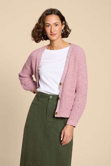 White stuff pink cardigan outlet