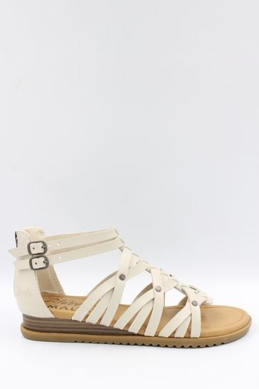 Blowfish Malibu Women's Cream Bloomy Bone Sandals