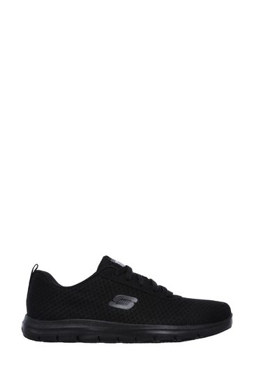 Buy Skechers Black Ghenter Bronaugh Slip Resistant Work Trainers from Next Netherlands