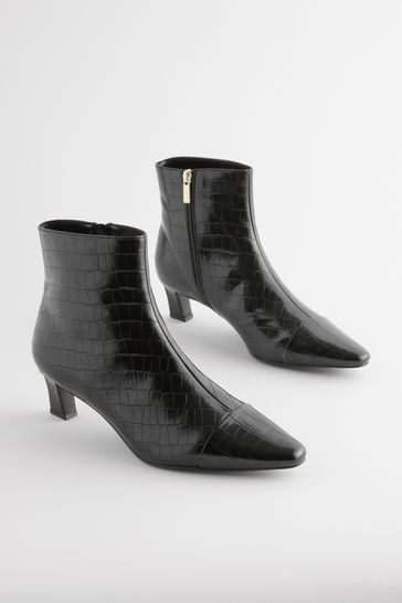 Mango croc boots outlet